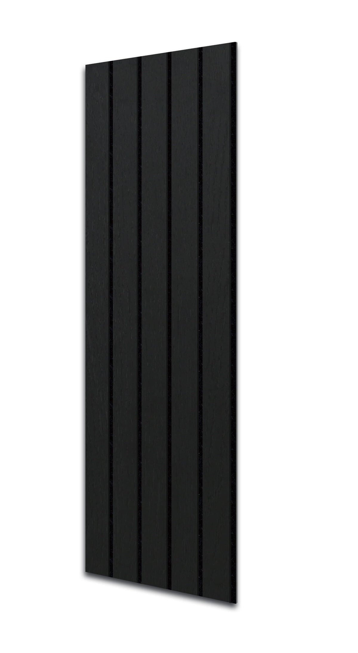 Acoustic Slat Wall Panels | Premium UltraWide Slats | 240cm x 60cm | Dark Grey