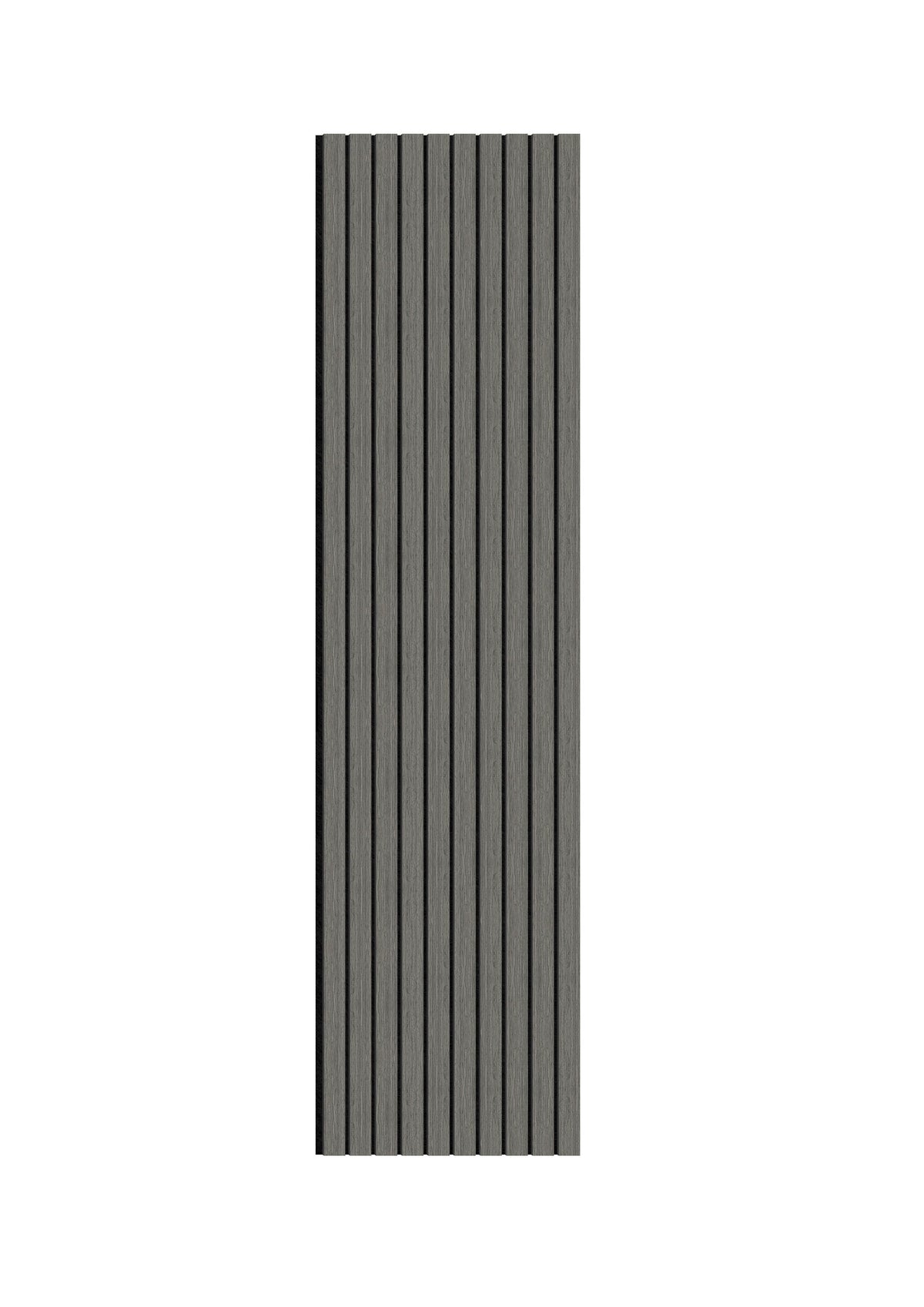 Acoustic Slat Wall Panels | Premium ExtraWide Slats | 240cm x 60cm | Light Grey