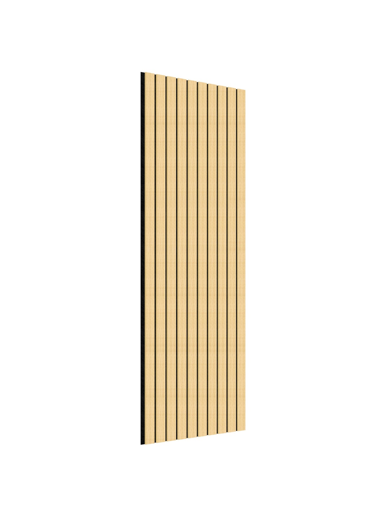 Acoustic Slat Wall Panels | Premium ExtraWide Slats | 300cm x 60cm | Oak