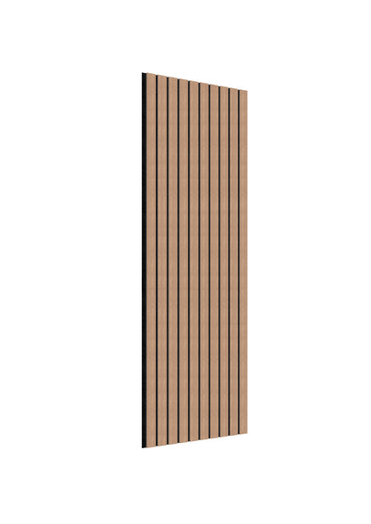 Acoustic Slat Wall Panels | Premium ExtraWide Slats | 300cm x 60cm | Walnut