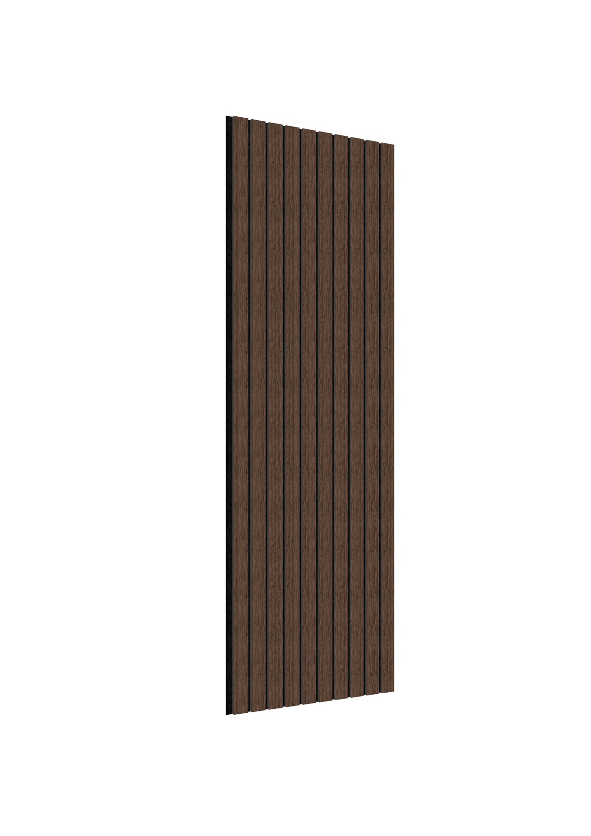 Acoustic Slat Wall Panels | Premium ExtraWide Slats | 240cm x 60cm | Smoke