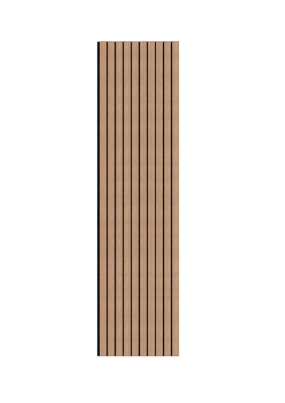 Acoustic Slat Wall Panels | Premium ExtraWide Slats | 240cm x 60cm | Walnut