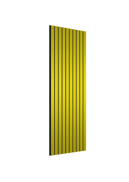 Acoustic Slat Wall Panels | Premium ExtraWide Slats | 240cm x 60cm | Gold