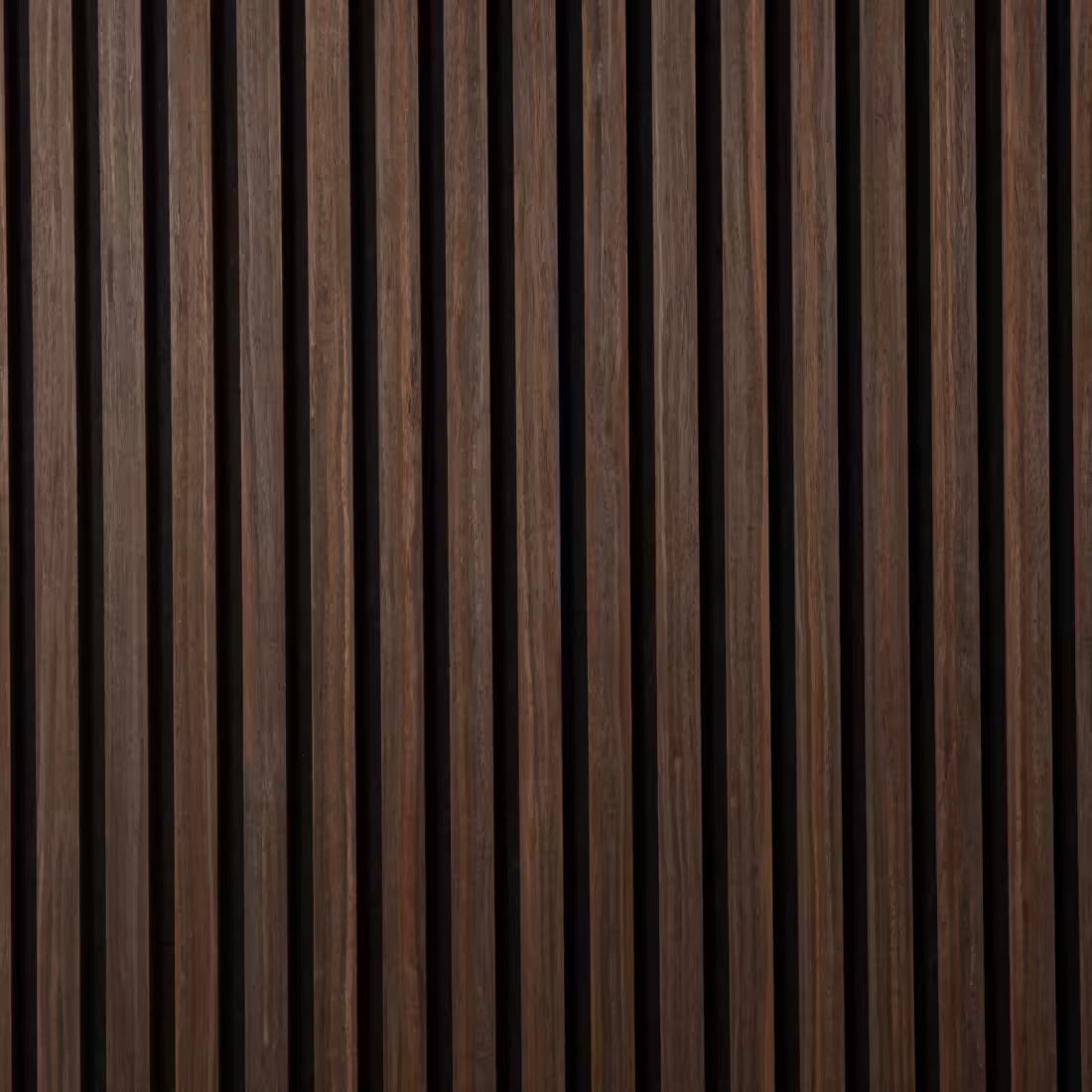 Acoustic Slatted Wall Panel 2400mm x 600mm - Smoked Oak x 1 panel