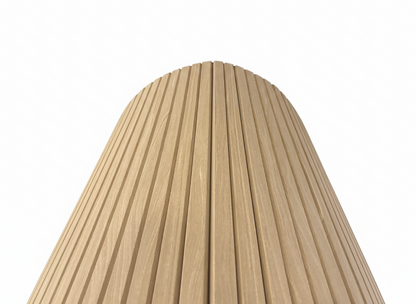 2.4m Flexible Premium Veneer Slat Wall Panels - Oak