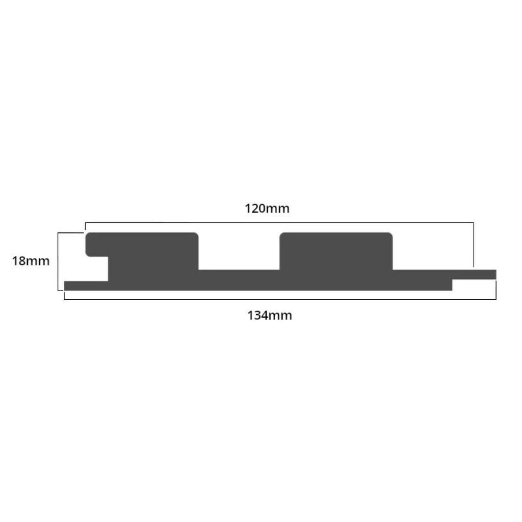 Acoustic Slat Wall Panels | Premium MDF | 244cm x 60cm | Ash Wood