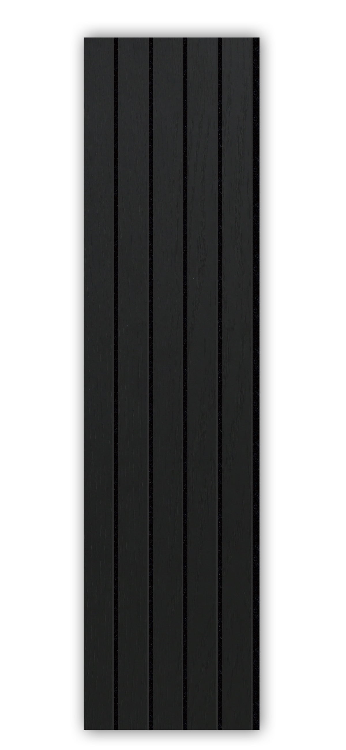 Acoustic Slat Wall Panels | Premium UltraWide Slats | 240cm x 60cm | Dark Grey