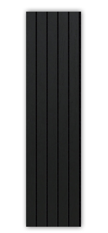 Acoustic Slat Wall Panels | Premium UltraWide Slats | 240cm x 60cm | Dark Grey