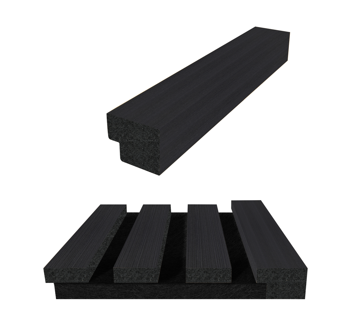1 x Acoustic Panel Finishing End Trim ( Multiple Colours )