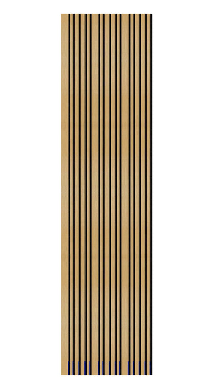 Acoustic Multi Width Panel - 240cm x 60cm (Oak)