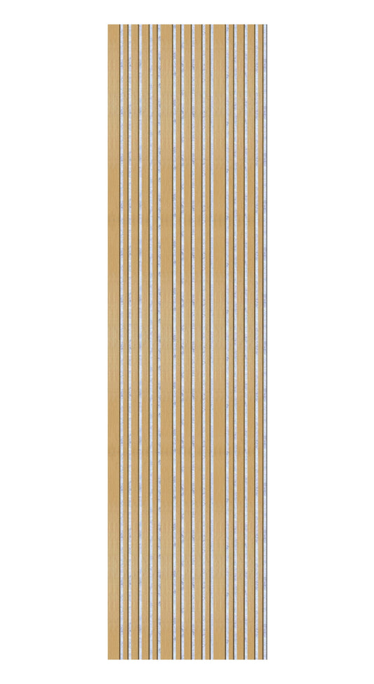 ACOUSTIC MULTI WIDTH PANEL- OAK + SILVER
