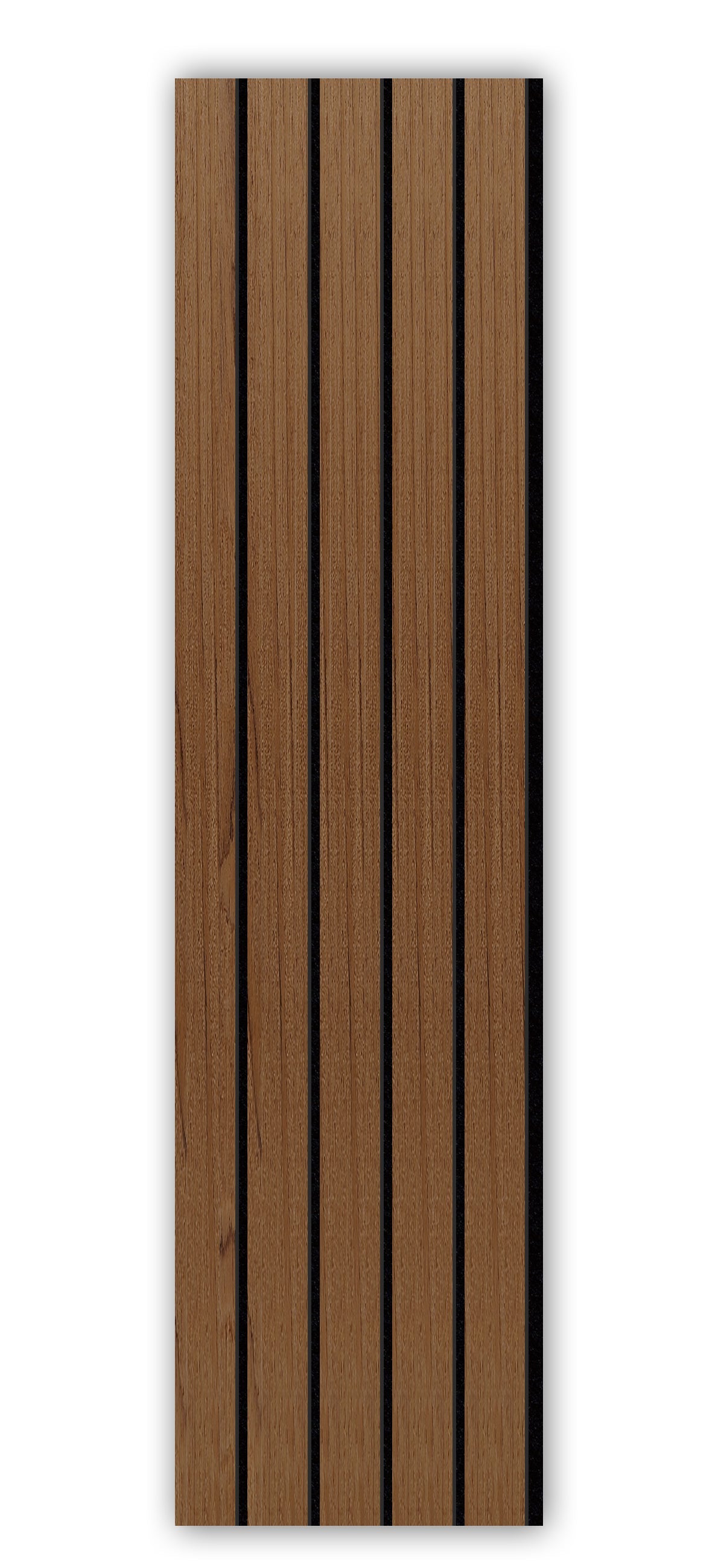 Acoustic Slat Wall Panels | Premium UltraWide Slats | 240cm x 60cm | Teak Oak