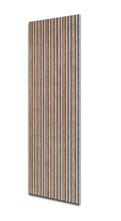 ACOUSTIC MULTI WIDTH PANEL- WALNUT + SILVER